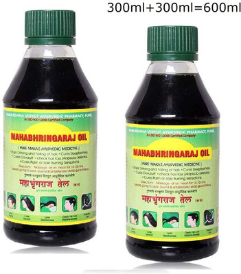 Mahabhringraj oil 600ml (Pack of 2) Hair Oil(600 ml)