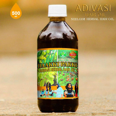 Adivasi Aadivasi HAKKI PAKKI HERBAL HAIR OIL ORIGINAL 500ML OIL */ Hair Oil(500 g)