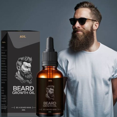SDL Natural Beard Oil for Soft and Healthy Beard Hair Oil(30 ml)