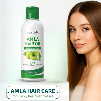 smartdrops Amla Hair Oil for Long, Healthy & Strong Hair for Men and Women Hair Oil(100 ml)