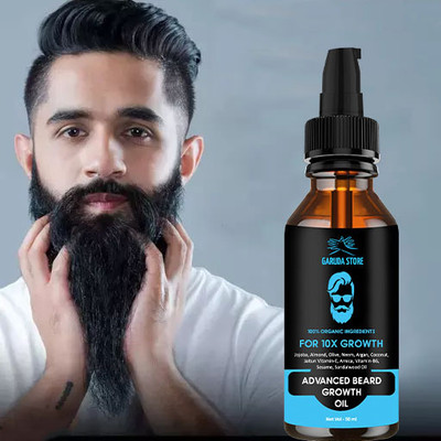 Garuda Store Get a Thick and Long Beard Oil for Long Beard Man - Eliminates Beard Odor Hair Oil(50 ml)