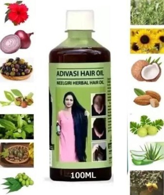 Adivasi ALMOND WITH NEELGIRI HERBAL HAIR OIL Hair Oil(100 ml)