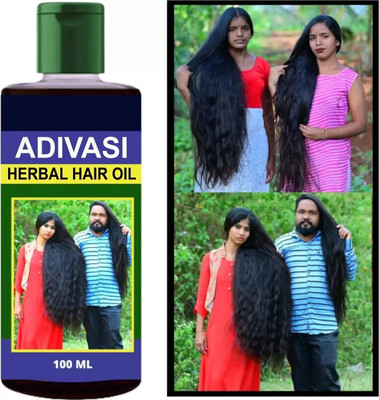Adivasi Herbal Premium quality hair oil for hair Regrowth - hair fall control  Hair Oil(100 ml)