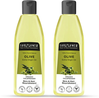 Soulflower Olive Natural Coldpressed Hair Oil(450 ml)
