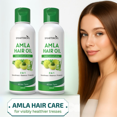 smartdrops Amla Hair Oil for Long, Healthy & Strong Hair for Men and Women Hair Oil(200 ml)