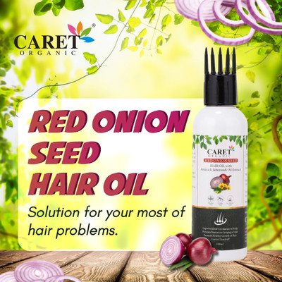 Caret Organic Regrowth Hail Oil With Onion Extract Hair Oil(100 ml)