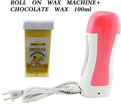 LOVHIDE Roll on Wax Heater | Wax Machine | Hair Removal kit with Chocolate Wax Wax(100 ml)