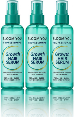 BLOOM YOU Premium Hair Serum Set of 3 Bottles(300 ml)