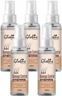 Globus Remedies Damage Control Hair Serum, 100 ml (Pack of 5)(500 ml)