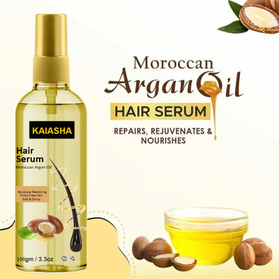 KAIASHA Smoothening Hair Serum Seed Oil & Argan Oil | Daily Use Serum Add Shine(100 ml)
