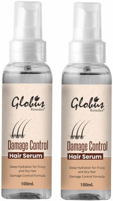 Globus Remedies Damage Control Hair Serum, 100 ml (Pack of 2)(200 ml)