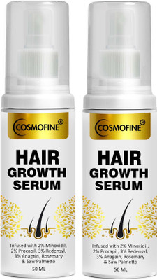 COSMOFINE Hair Growth Serum Promotes New Hair Growth, Improves Hair Density & Thickness(100 ml)