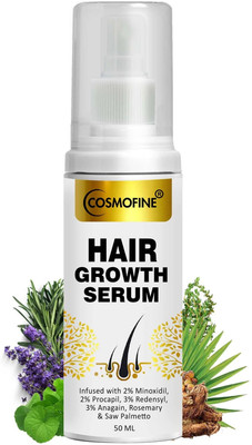 COSMOFINE Hair Growth Serum Prevents Hair Fall Improves Hair Density & Thickness(50 ml)