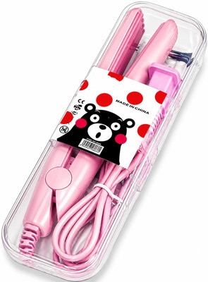 GLOW MORE Portable Mini Ceramic Hair Straightener Flats Iron Hair Straightener(MULTICOLOR)