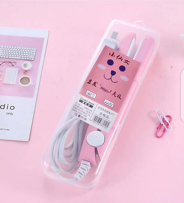 TECHZOOM Hair Straightener Barber mini hair straightener Mini Hair Straightener Hair Straightener(Multicolor)