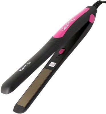 Kemei KM-328 Hair Straightener 328 (Professional Hair Straightener) Hair Straightener(Black|Pink)