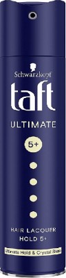 TAFT ULTIMATE HAIR LACQUER ULTIMATELY STRONG 5+ 250 ML COMBO OF 1 Hair Spray(250 ml)