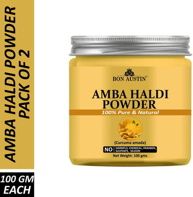 Bon Austin Premium Amba Haldi Powder Combo Pack of 2 Jars of 100 gms(200 gms)(200 g)