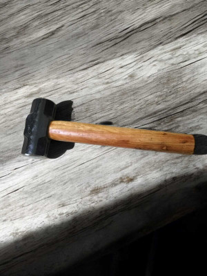 ARQEST Wooden Handle 2lb Tool Sledge Hammer with Wooden Handle 2lb Tool Arq_ab1 Sledge Hammer Sledge Hammer(1 kg)