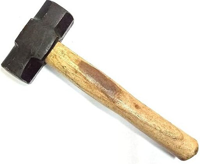 SUDHIR Sledge Mallet/Sledge Hammer with Wooden Handle Size 500 Gms Pack of 1 Pc SR 500 G Sledge Hammer(0.5 kg)