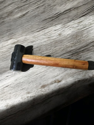 ARQEST Wooden Handle 2lb Tool Sledge Hammer with Wooden Handle 2lb Tool Arq_ab2 Sledge Hammer Sledge Hammer(1 kg)