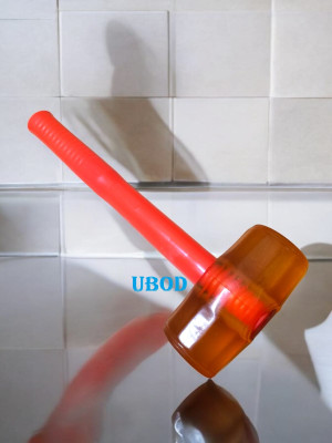 Ubod Rubber Mallet Hammer with Rubber round Head comfortable TILE Hammer SJK0010 Mallet(0.4 kg)
