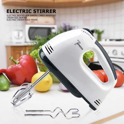 5SUPREME 100 W White Hand Blender(kitchen 100W High Speed Hand Mixer with 7 Speed (Random)asd10)
