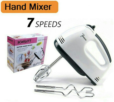 5SUPREME 100 W White Hand Blender(kitchen 100W High Speed Hand Mixer with 7 Speed (Random)asd17)