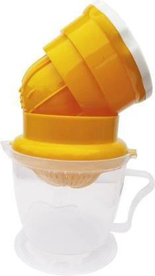 Zubix Plastic Plastic Hand Juicer Nano fruit Juicer, Light Weight Hand Juicer(Pack of 1) Hand Juicer(Yellow)