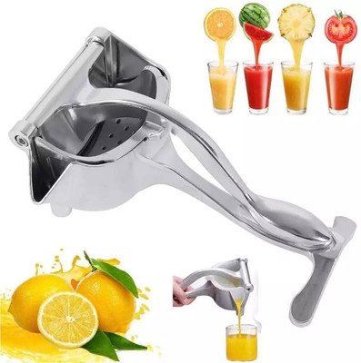 ROKOPO Aluminium Premium Quality Fruit Juicer Machine Orange Lemon A-06 Hand Juicer(Silver)