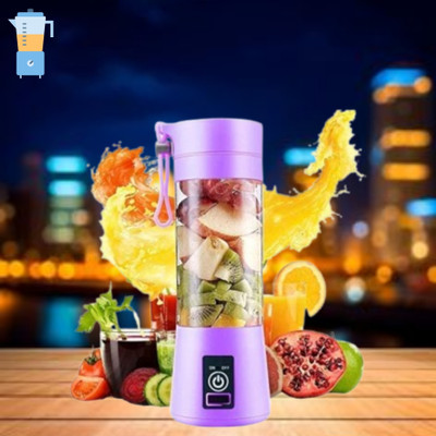 SACRO Plastic Electric Fruit Juicer, USB Rechargeable, Mini Juicer Grinder For shake/JuiceC417 Hand Juicer(Multicolor)