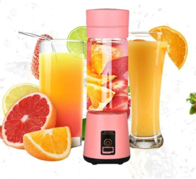 GUGGU Pro Fruit Juicer 200 W Juicer Mixer Grinder(AHU_867U_RECHARGEABLE PORTABLE USB JUICER BOTTLE SLECTRIC MIXER BLENDER GRINDER | 1 Jar | Multicolor)
