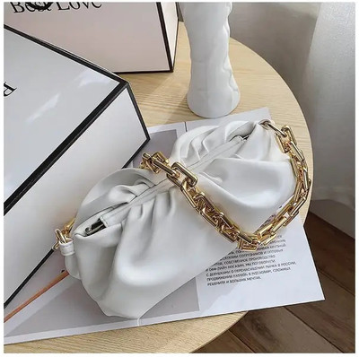 Cleto White Satchel Trendy & Latest Handbag for Womens Shoulder Bag with Adjustable Strap for Girls