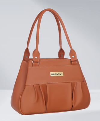 BRANVY Women Tan Shoulder Bag