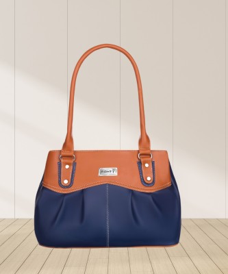 Ronty Women Blue, Tan Handbag