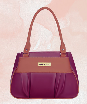 BRANVY Women Maroon, Tan Shoulder Bag