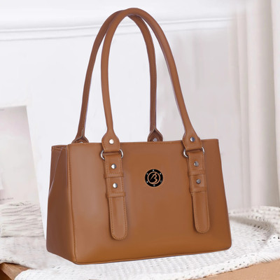 Bright Bags Women Tan Shoulder Bag