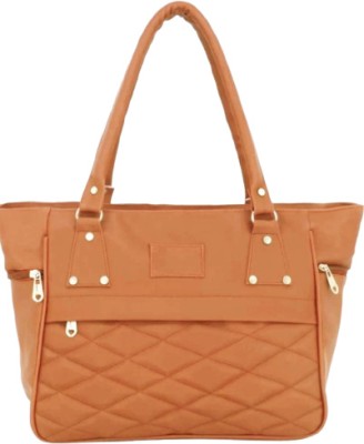 CLAPSNCLUTCH Women Tan Shoulder Bag