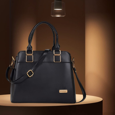 FOMMIL Women Black Handbag