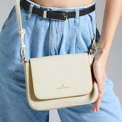 CUCKOOS LONDON Women White Sling Bag