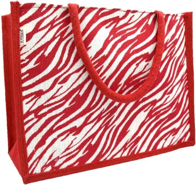 JUTEKA Women Red, White Tote