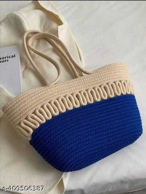 SAEV EXCLUSIVE Blue Shoulder Bag ECO_FRIENDLY_PB_BLUE
