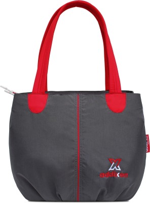 ADDIXON Women Grey, Red Handbag