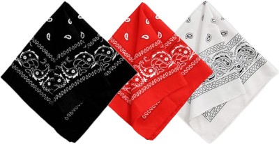 Good Shopkeeper Men Printed Bandana(Pack of 3)