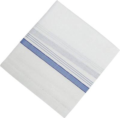 Pack of 1 Men's 100% Cotton ["White"] Handkerchief