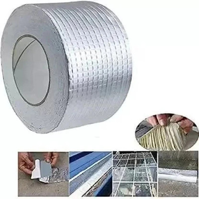 NES Premium Quality Waterproof Leakage Repair Tape for Pipe & Roof Water Leakage Tap 5.01 m Single Sided Tape(Silver Pack of 1)