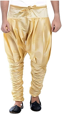 AMIT ONLINE Solid Dupion Silk Men Harem Pants