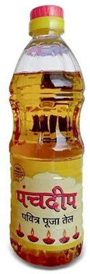 Zed Black PanchDeep -Pavitra Pooja Oil Deepak Oil for Daily Puja, Festivals & Havan(500ML)(500 ml)