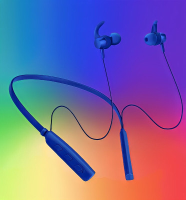 GPQ STORE Rokerz 235 Pro Wireless Bluetooth Neckband(0B.99 Bluetooth(Blue, In the Ear)