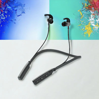 GPQ STORE Rokerz 235 Pro Wireless Bluetooth Neckband(0.1639 Bluetooth(Black, In the Ear)